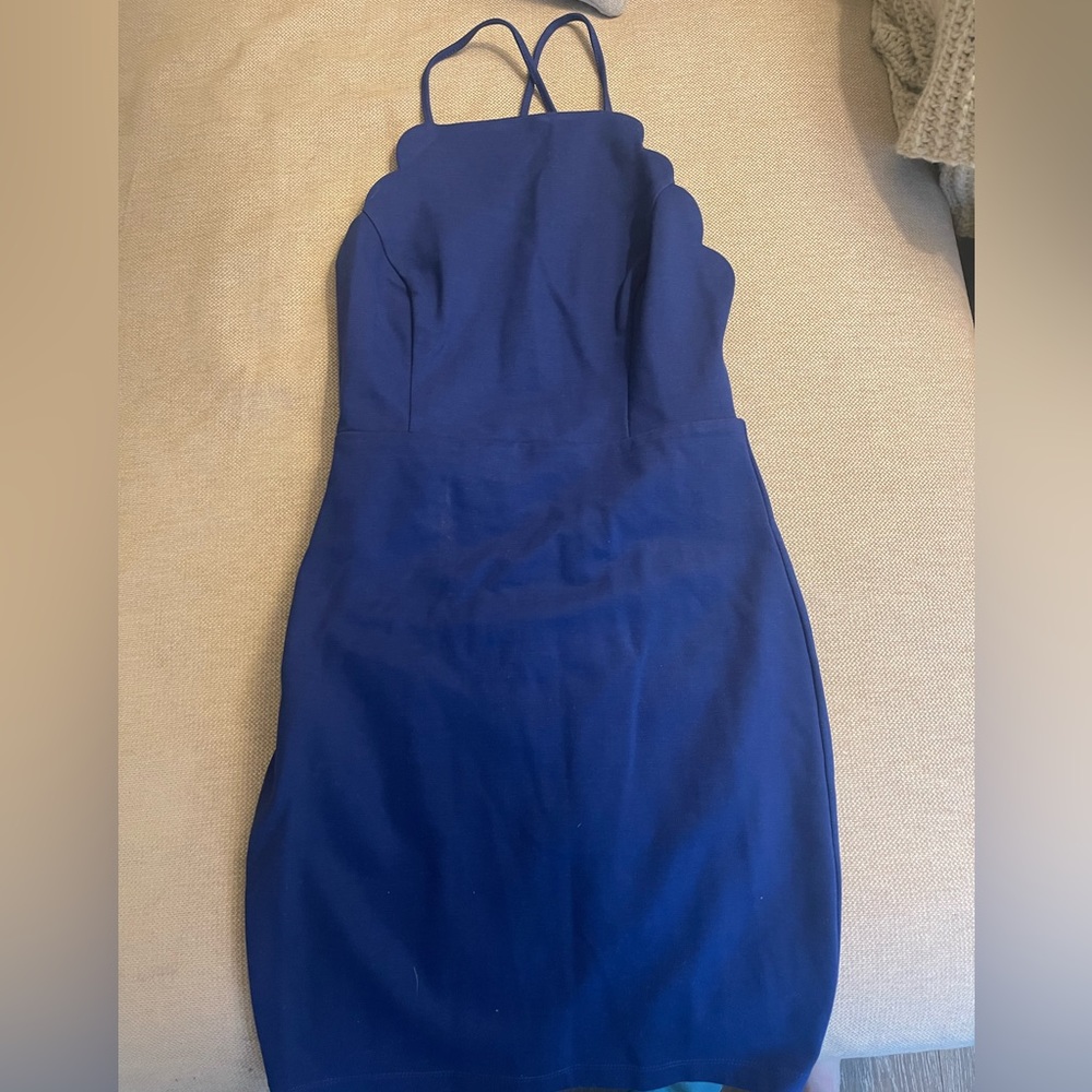 Blue cocktail dress from Lulus